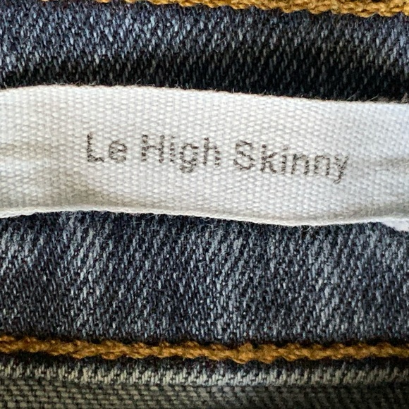 FRAME Le High Skinny Stretch Pelton Jeans Sz 25 - Picture 5 of 10